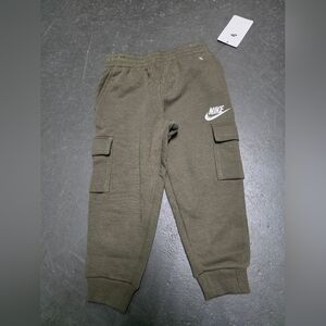 Nike Kids Green Cargo Joggers